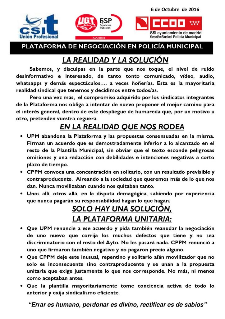 Informa Plataforma Realidad Solucion