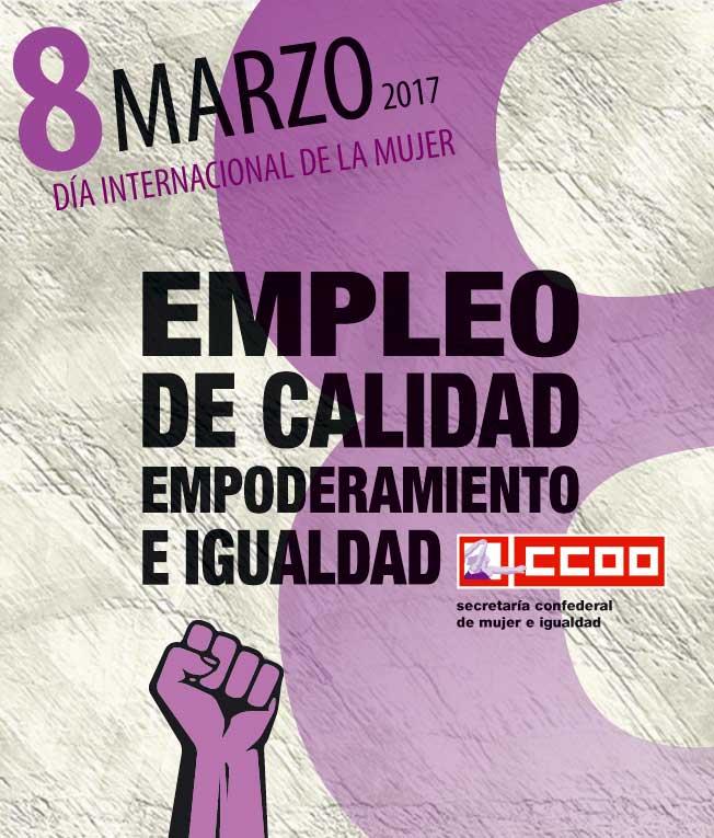 cartel 8M CCOO