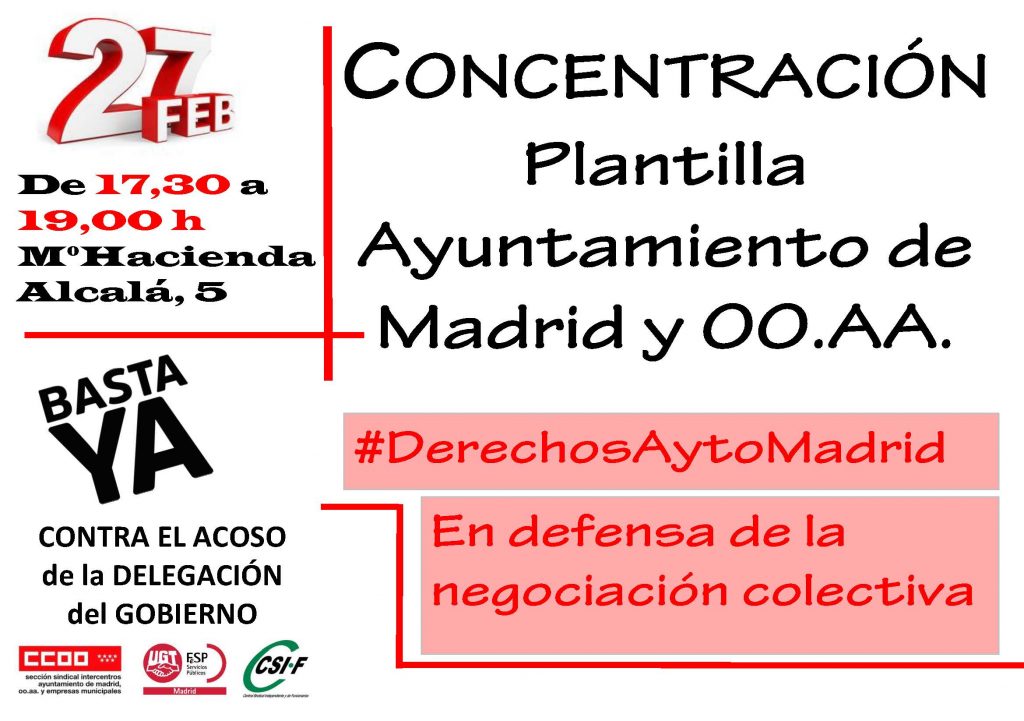 Cartel Concentracion 27F