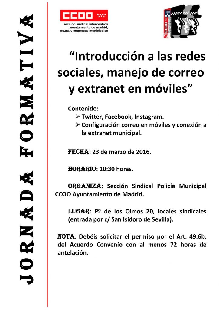 jornada formativa policia 23 de marzo 2018