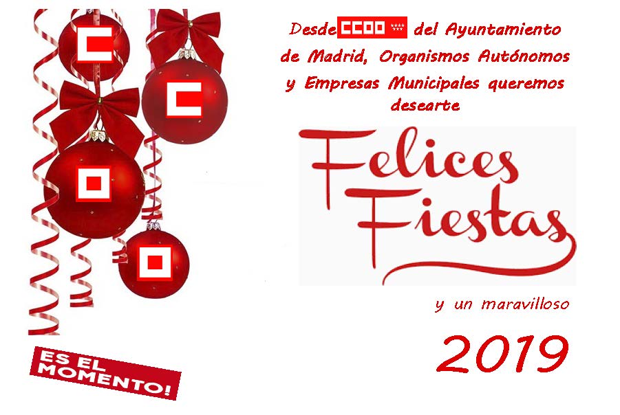 Felicitacion 2019 CCOO