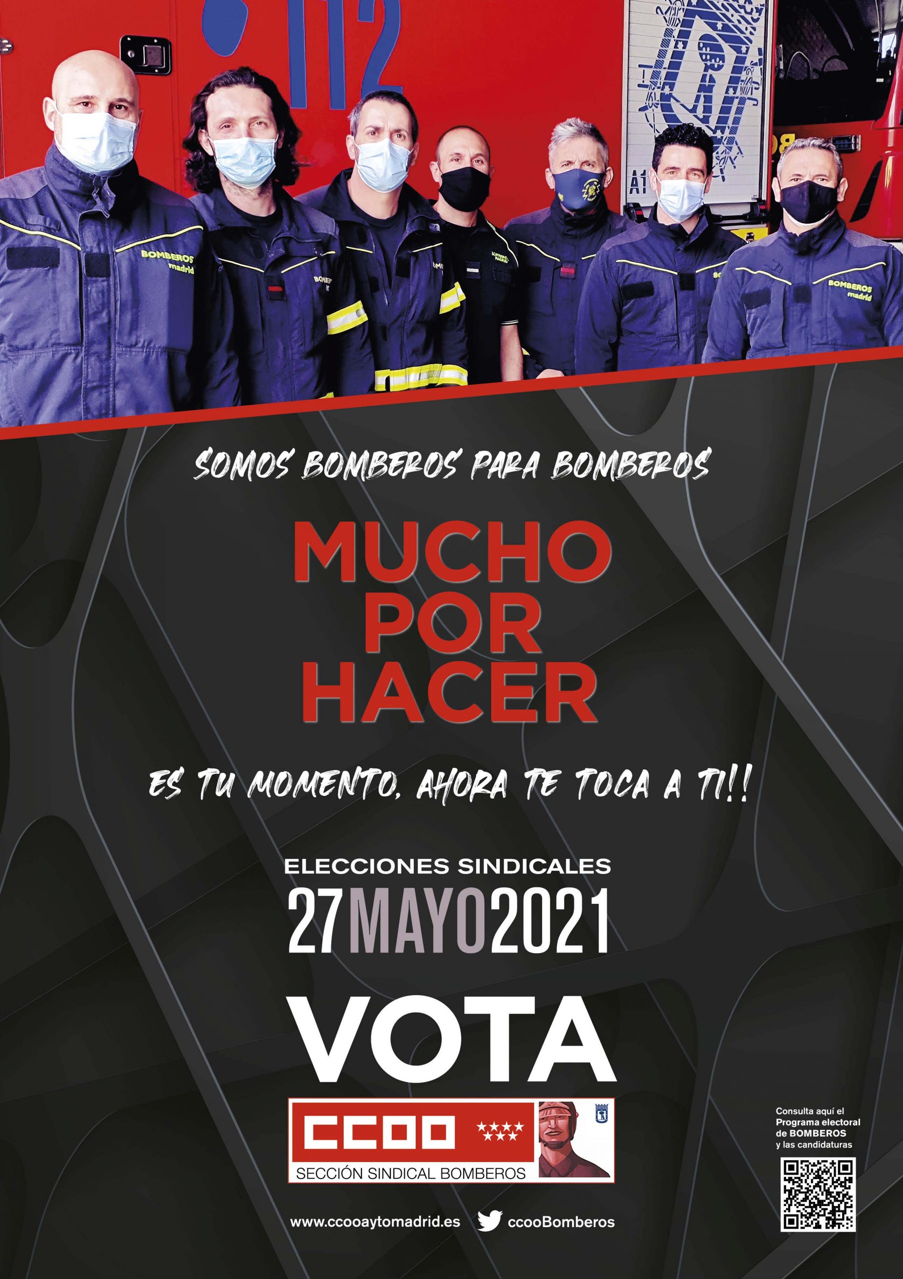 Cartel Bomberos CCOO